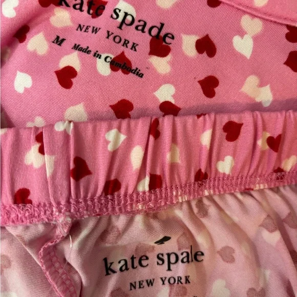 Kate Spade Valentines Day pajamas. New. Medium - Picture 6 of 6